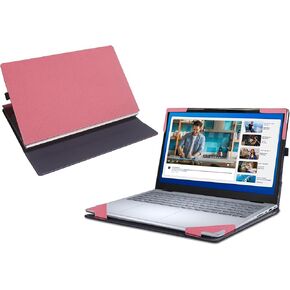 حافظة كمبيوتر محمول لجهاز Dell Pro 16 Plus Laptop PB16255 PB16250،& Pro 16 Laptop PC16250 PC16255، 16 بوصة [غير متوافقة مع أي طراز آخر]، غطاء جيب داخلي من جلد البولي يوريثان (وردي) in Kuwait