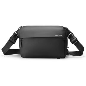 حقيبة كروس للرجال من مارك رايدن، حقيبة حبال سعة 6 لتر وحقيبة كتف مع إبزيم دوار مغناطيسي، حقيبة مراسلة مقاومة للماء تناسب جهاز iPad مقاس 10 بوصات، خفيفة الوزن للصالة الرياضية، والعمل، وركوب الدراجات، والسفر، والمشي لمسافات طويلة، والتنقل in Kuwait