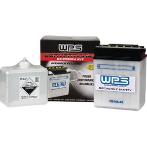WPS Conventional 6V Standard Battery with Acid Pack 6N4A-4D in Kuwait