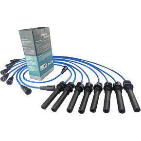 High Performance Racing Spark Plug Wires Compatible with Dodge Ram 1500/2500/ 3500 2003-2005 Durango 2004-2005 5.7L V8 Blue in Kuwait