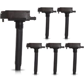 ENA Set of 6 Ignition Coil Pack Compatible with Jeep Chrysler Dodge Pacifica Voyager Durango Ram Grand Cherokee Wrangler V6 3.6L 2016 2017 2018 2019 2020 Replacement for UF807 68223569AB 68223569AC in Kuwait