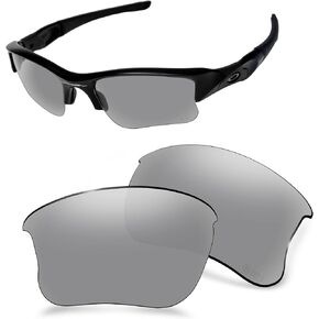 ANSI Z87.1 Replacement Lenses For Oakley Flak Jacket XLJ OO9009 Sunglasses - Gainsboro in Kuwait