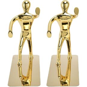 سدادة كتاب رجالية من الفولاذ المقاوم للصدأ لمنع الانزلاق، سدادة كتاب رجالية من الفولاذ المقاوم للصدأ مزخرفة من الفولاذ المقاوم للصدأ لتزيين المكتب المنزلي هدية عيد ميلاد in Kuwait