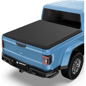 Soft Roll Up Truck Bed Tonneau Cover Fits 2020-2026 Gladiator JT 5ft Bed (60.3") w/Track System | PR3 | in Saudi Arabia