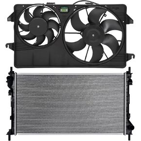 Radiator and Cooling Fan 2010-2013 for Ford Transit Connect XL 2.0L 2010-2013 for Ford Transit Connect XLT 2.0L Cooling fan: 622370 Radiator: FO3010295 Radiator: 13184 3512 CU13184 9T1Z8005B in Kuwait