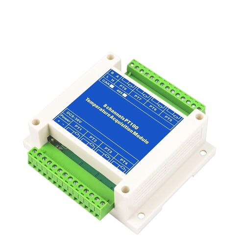 1 قطعة 2/4/8/16 قنوات PT100 K/S/R/B/N/E/J/T نوع الاستشعار الحراري RS485 Modbus وحدة اكتساب درجة حرارة الإخراج (CWT-KWL-4TC) in Kuwait