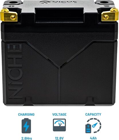 NICHE Lithium Battery YT12B-BS 12V 4Ah 240A for Yamaha Kawasaki Motorcycle in Saudi Arabia