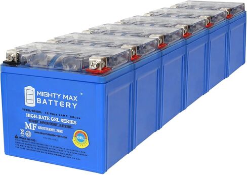 بطارية بديلة من Mighty Max YTX5L-BS GEL متوافقة مع Yamaha 250 YZ250FX 18-6 Pack in Saudi Arabia