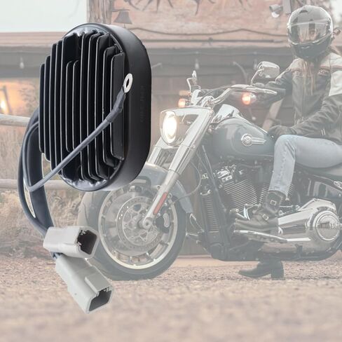 LOONGPART 74540-07 Voltage Regulator Alternator Rectifier Compatible with Harley Davidson 2007 Softail Fatboy in Saudi Arabia