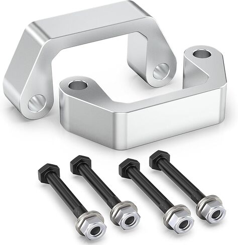 RENO 2" Leveling Kit, Front Lift Spacers Compatible with 2007-2026 Silverado Avalanche Suburban 1500 / Tahoe/Sierra Yukon XL 1500 4WD 2WD (Aluminium, 2Pcs) in Kuwait