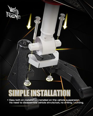 RENO 2" Leveling Kit, Front Lift Spacers Compatible with 2007-2026 Silverado Avalanche Suburban 1500 / Tahoe/Sierra Yukon XL 1500 4WD 2WD (Aluminium, 2Pcs) in Kuwait