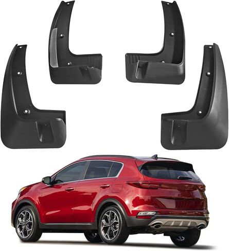 اللوحات الطينية من MIALUTY® لسيارة Ford Fusion 2013-2022، واقيات الطين في جميع الأحوال الجوية، حماية من رواسب المركبات، ملحقات فيوجن بدون حفر أمامية وخلفية (مجموعة من 4) in Kuwait
