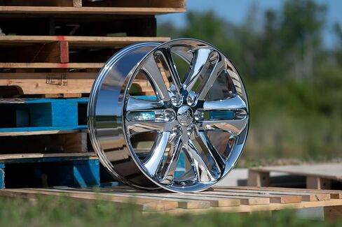 OE Wheels FR76 22 Inch Rim Fits F-150 Style 6x135 22x9 Chrome - Hollander 3918 (1) in Saudi Arabia
