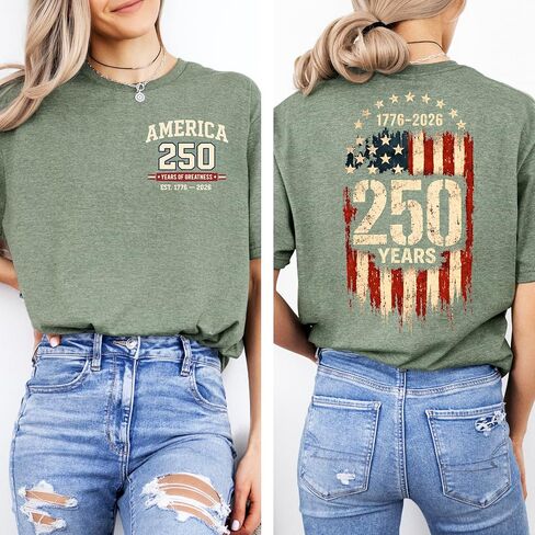 America 250th Anniversary Shirt, 1776-2026 Patriotic Tee, USA 4th of July 250 Years of Freedom T Shirt, 4th of July Shirt, We The People American Flag Shirt in Saudi Arabia