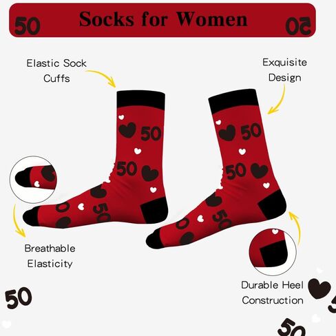 Anniversary Wedding Gifts for Women Men - Anniversary Couples Gifts for Him Her,Romantic Gift,Cotton Presents Socks in Saudi Arabia