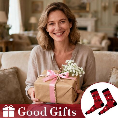 Anniversary Wedding Gifts for Women Men - Anniversary Couples Gifts for Him Her,Romantic Gift,Cotton Presents Socks in Saudi Arabia