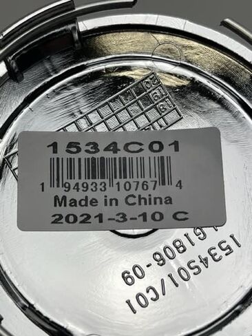 Asanti Wheels Black Label 1534C01 Chrome Center Cap in Saudi Arabia