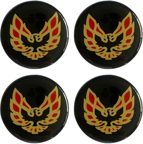 4X عجلة مركز محور غطاء ملصقات شعار مائي (وليس الفينيل) ل Firebird Trans AM 38 مللي متر/2'' in Kuwait