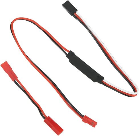 قطعة واحدة من وحدة التحكم في الونش RC وقطعة واحدة من قابس محول وحدة التحكم في الونش البلاستيكي، ملحقات أجزاء عالمية للونش RC المحمولة متوافقة مع سيارة التحكم عن بعد SCX10 D90، أسود in Kuwait