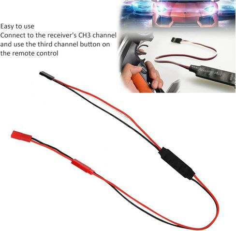 قطعة واحدة من وحدة التحكم في الونش RC وقطعة واحدة من قابس محول وحدة التحكم في الونش البلاستيكي، ملحقات أجزاء عالمية للونش RC المحمولة متوافقة مع سيارة التحكم عن بعد SCX10 D90، أسود in Kuwait