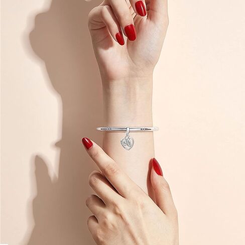 KunBead Grandma Mother Daughter I Love You Heart Dangle Charms متوافق مع قلادة سوار باندورا للنساء in Saudi Arabia