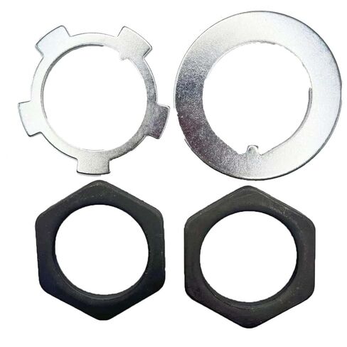 المحور الأمامي محور المغزل قفل الجوز غسالة عدة رمح المغزل المكسرات المغزل غسالات لتويوتا 4Runner فان T100 بيك اب لاند كروزر لكزس LX450 LX470 محور العجلة الأمامية تحمل محور 43521-60011 in Kuwait