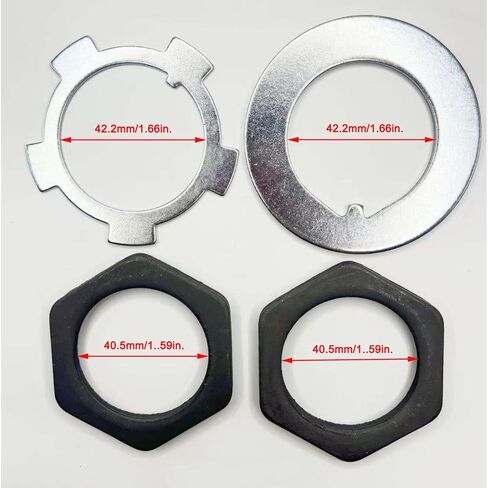 المحور الأمامي محور المغزل قفل الجوز غسالة عدة رمح المغزل المكسرات المغزل غسالات لتويوتا 4Runner فان T100 بيك اب لاند كروزر لكزس LX450 LX470 محور العجلة الأمامية تحمل محور 43521-60011 in Kuwait