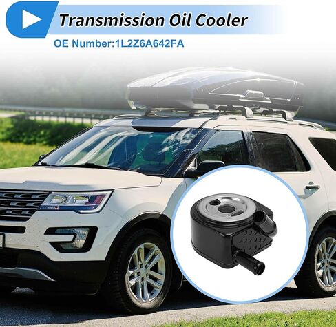 Engine Oil Cooler for Ford Explorer 2002-2010 Transmission Oil Cooler Trans Cooler No.1L2Z6A642FA Aluminum Alloy 1 Pc Car in Saudi Arabia
