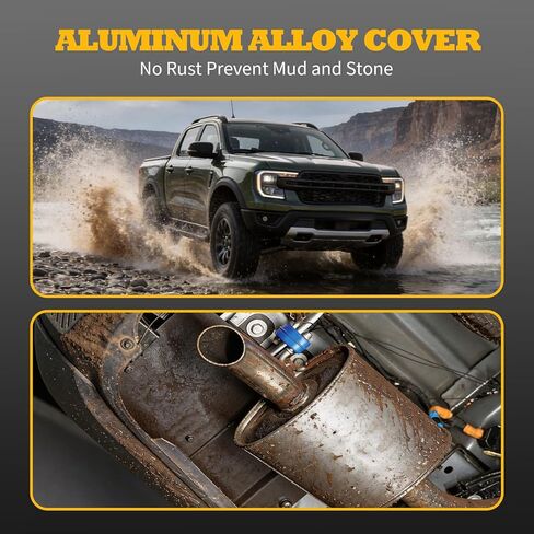 Underbody Cavity Shield Cover Compatible with Maverick 2022-2025 Accessories Left Driver Side Rear Wheel Underbody Splash Shield Aluminum Alloy Cover No Mud and Stone in Saudi Arabia