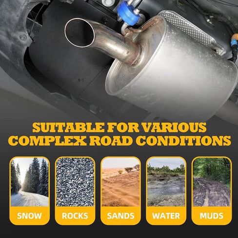 Underbody Cavity Shield Cover Compatible with Maverick 2022-2025 Accessories Left Driver Side Rear Wheel Underbody Splash Shield Aluminum Alloy Cover No Mud and Stone in Saudi Arabia