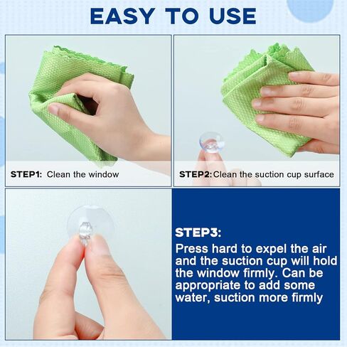 Christmas Light Holders Mini Light Suction Cups Hang Christmas Light Clips Suction Cup Clips Shower Suction Cup Hooks Outdoor Seasonal Lighting Hooks for Window Glass Home Kitchen Bathroom (600 Pcs) in Kuwait