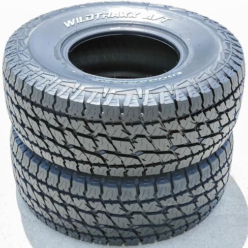 مجموعة من 4 (أربعة) إطارات Landspider Wildtraxx A/T Truck/SUV لجميع التضاريس للطرق الوعرة - 255/70R16 255/70/16 255/70-16 111T نطاق التحميل SL 4-Ply RWL حروف بيضاء مرتفعة in Saudi Arabia