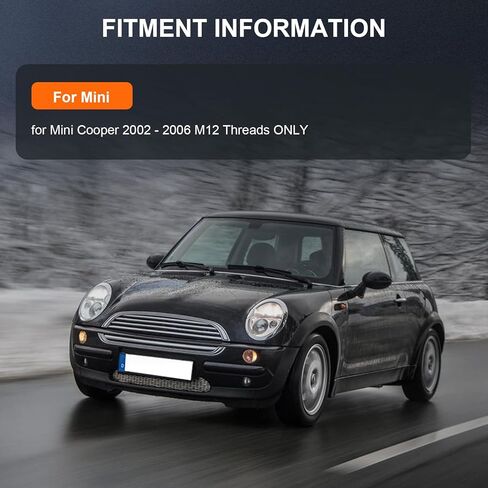 OCPTY محمل العجلة الخلفية ومجموعة المحور Premium 512304 2002-2006 لموديلات Mini Cooper ABS؛ المواضيع M12 فقط in Kuwait