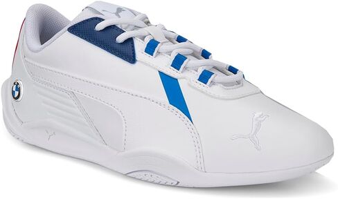 PUMA Kids Boys BMW M Motorsport R Cat Machina Lace Up Sneakers Shoes Casual - White in Saudi Arabia