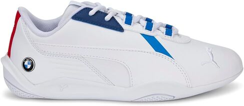 PUMA Kids Boys BMW M Motorsport R Cat Machina Lace Up Sneakers Shoes Casual - White in Saudi Arabia