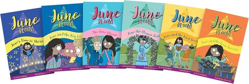 Junior Learning: June Bloom: Decodable Chapter Books Set - Phase 5-6 Books w/Different Stories, Alternate Vowel Sounds, Kids Reading Development in Saudi Arabia