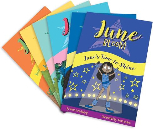 Junior Learning: June Bloom: Decodable Chapter Books Set - Phase 5-6 Books w/Different Stories, Alternate Vowel Sounds, Kids Reading Development in Saudi Arabia