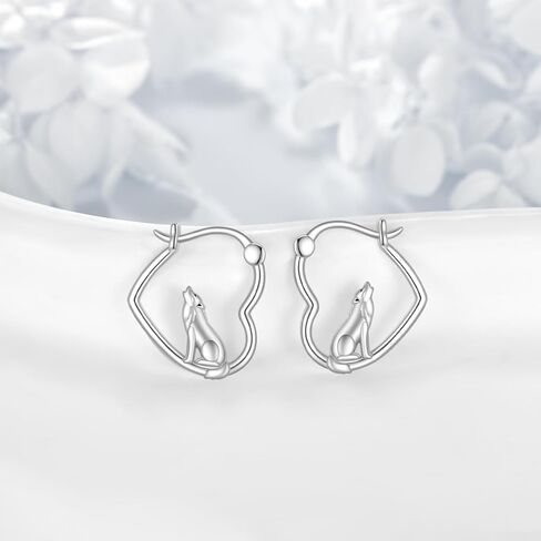 TIGER RIDER Guinea Pig Sloth Koala Bunny Elephant Hoop Earrings for Women 925 Sterling Silver Cute Animal Jewelry Hypoallergenic Christmas Birthday Gifts for Girls in Saudi Arabia