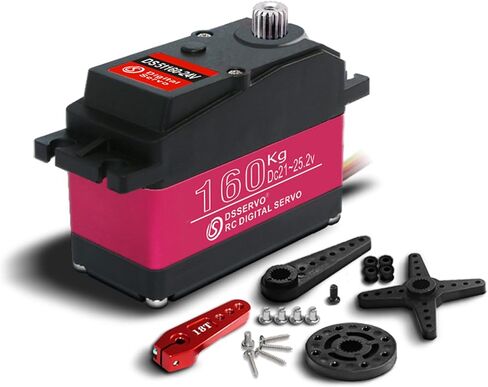 ANNIMOS 80kg High Torque RC Motor Digital Servo 1/5 Large Scale Metal Gear Waterproof in Kuwait