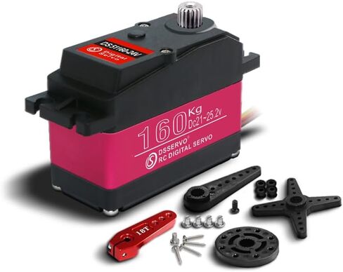 ANNIMOS 80kg High Torque RC Motor Digital Servo 1/5 Large Scale Metal Gear Waterproof in Kuwait