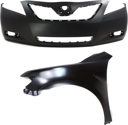 Garage-Pro Bumper Cover KIT Compatible with Toyota Camry 2007-2009 USA Built Vehicle Primed Front in Saudi Arabia