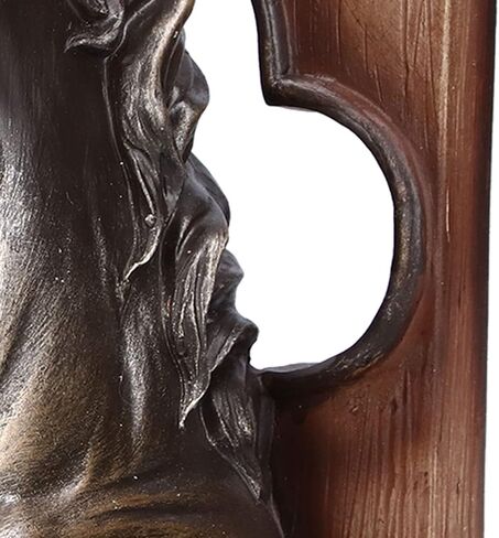 نهايات الخيول المزخرفة، زخرفة منحوتة رأس الحصان متعددة الوظائف، حامل كتب الحصان من الراتنجات للأرفف، ديكور المنزل، ديكور سطح المكتب (BS20900 حصان برونزي (مفرد)) in Kuwait