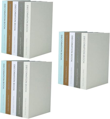 IMIKEYA 9pcs Realistic Book Stack Decor for Entryway Home Office Modern Fake Book Crafts for Tabletop Table Accents in Saudi Arabia