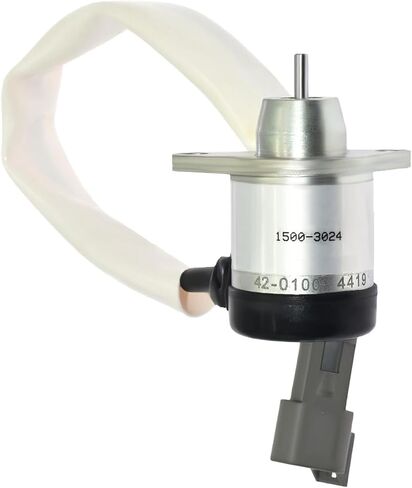 42-0100 1500-3024 41-9100 1500-3024 Shut Off Solenoid Stop Shutdown Solenoid Compatible with Thermo King, Kubota and Yanmar, 42-100, 1500-3076, 12 Volt in Kuwait
