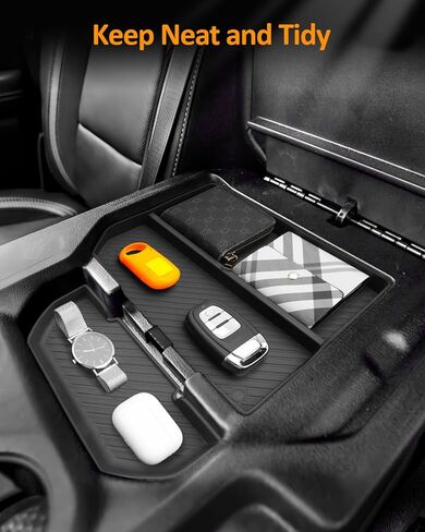 CDEFG RAM 1500 Armrest Box Storage Organizer, 2 Pack,for 2019-2025 2026 RAM1500 Center Console Tray Accessories, Fit Dodge RAM 1500 Low Profile 40/20/40 Split Bench Seat Only in Saudi Arabia