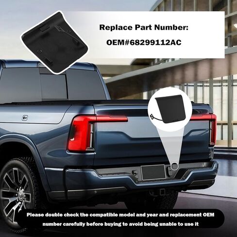 استبدال غطاء ونش الإطارات الاحتياطية OEM #68299112AC، غطاء ونش الإطارات مع المفاجئة متوافق مع دودج 2019-2022 ذاكرة الوصول العشوائي 1500 DT، ملحقات الروافع المحمولة لحماية الروافع in Saudi Arabia