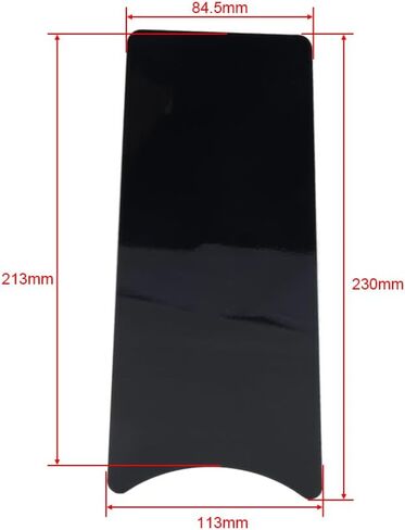 Cnonee1 Dash Insert Tank Cover Panel Aluminum Glossy Black For Harley FLHT Road Glide 1987-2007 in Saudi Arabia