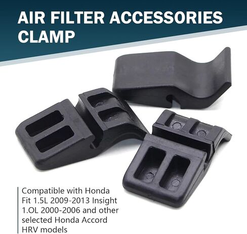 leechio 2 PCS Automotive Air Filter Housing Clip, Air Grille Top Cover Buckle, for Honda Fit 2009-2020, Insight 2000-2006, Accord 2018-2022 Air Cleaner Accessories Clip (Black) in Kuwait