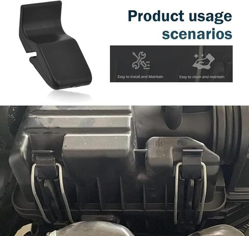 leechio 2 PCS Automotive Air Filter Housing Clip, Air Grille Top Cover Buckle, for Honda Fit 2009-2020, Insight 2000-2006, Accord 2018-2022 Air Cleaner Accessories Clip (Black) in Kuwait
