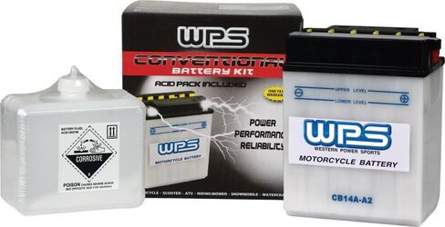 WPS Conventional 6V Standard Battery with Acid Pack 6N4A-4D in Kuwait